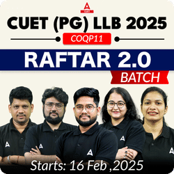 CUET PG LLB 2025 RAFTAR 2.0 BATCH (Live + Recorded) | DU LLB & BHU LLB Preparation | Complete Crash Course By Adda247 (As per Latest Syllabus)